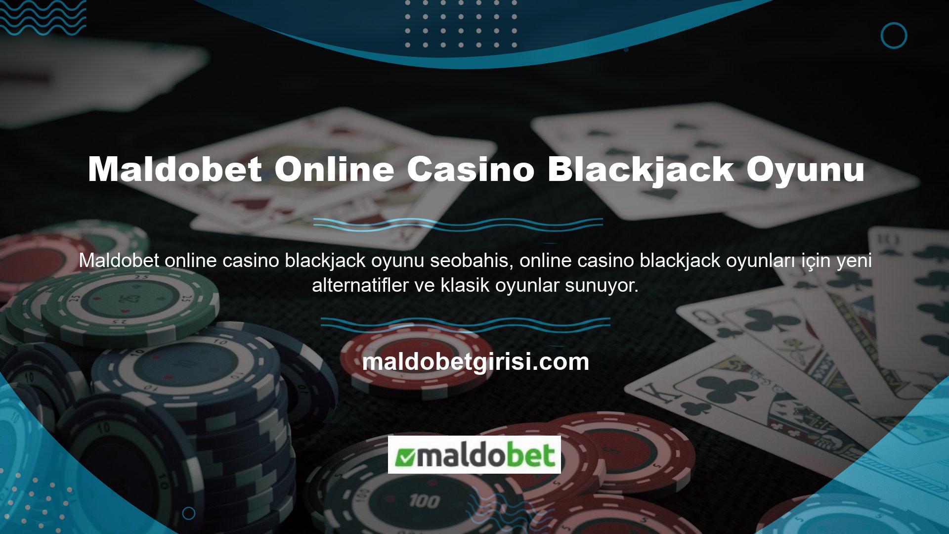 Blackjack oyun seçenekleri, web siteleri canlı casino hizmetleri sunan altı farklı stüdyo tarafından geliştirilmiştir