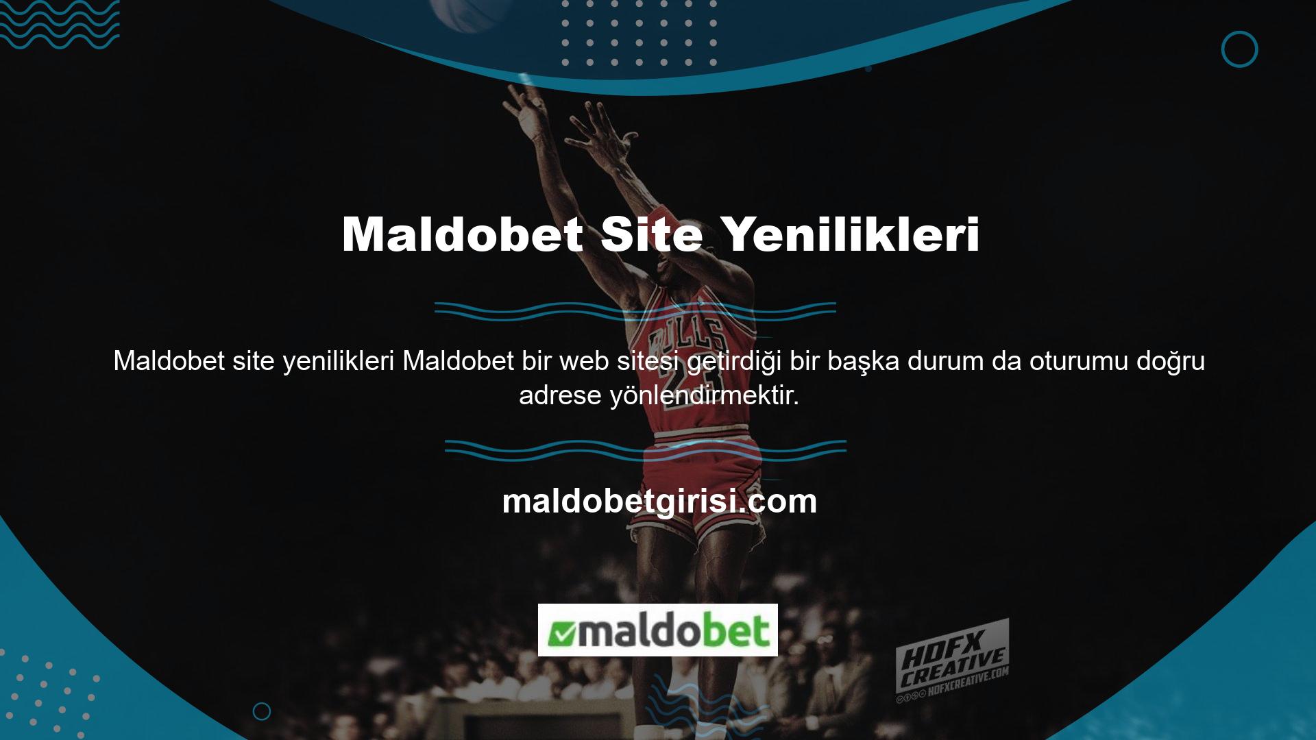 Bildiğiniz gibi, Maldobet giriş adresi her makalede değişti, ancak Maldobet promosyon sitesi bu mevcut adreslere fazla dikkat etmiyor